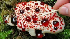 Hydnellum peckii: skutečně jedinečná houba, která promění běžný výlet v dobrodružství